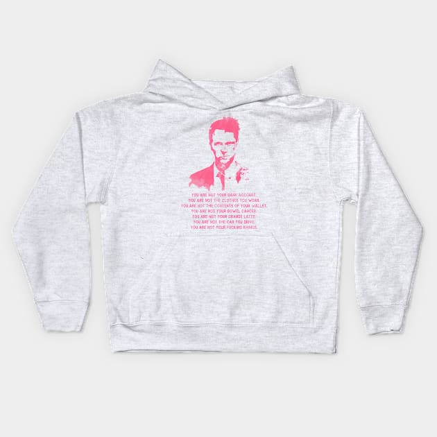 Who is Tyler Durden? Kids Hoodie by VanHand